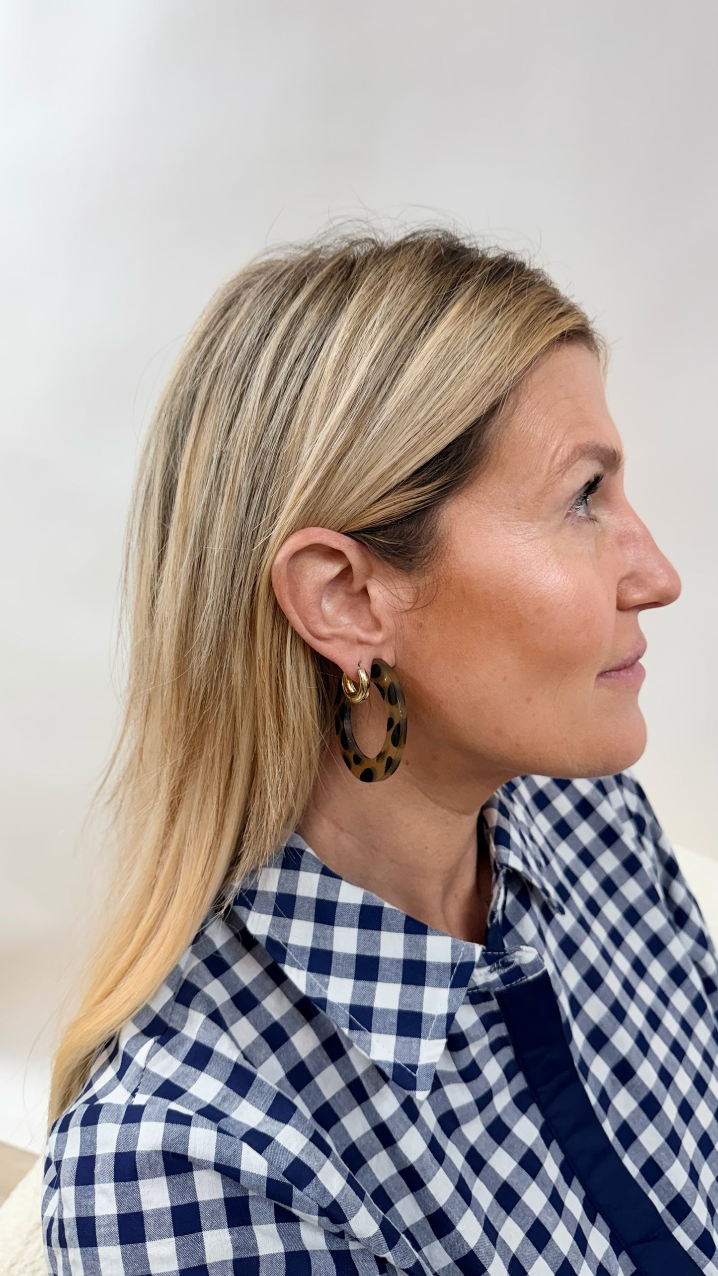Horn Hoops in Leopard