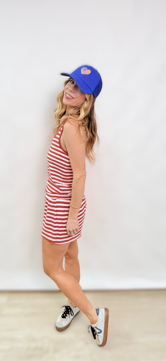 Z Supply Lychee Luxe Stripe Tank and Short Set