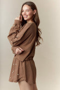 Mocha Pearl Short Set