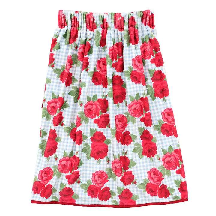 Floral Gingham Spa Wrap