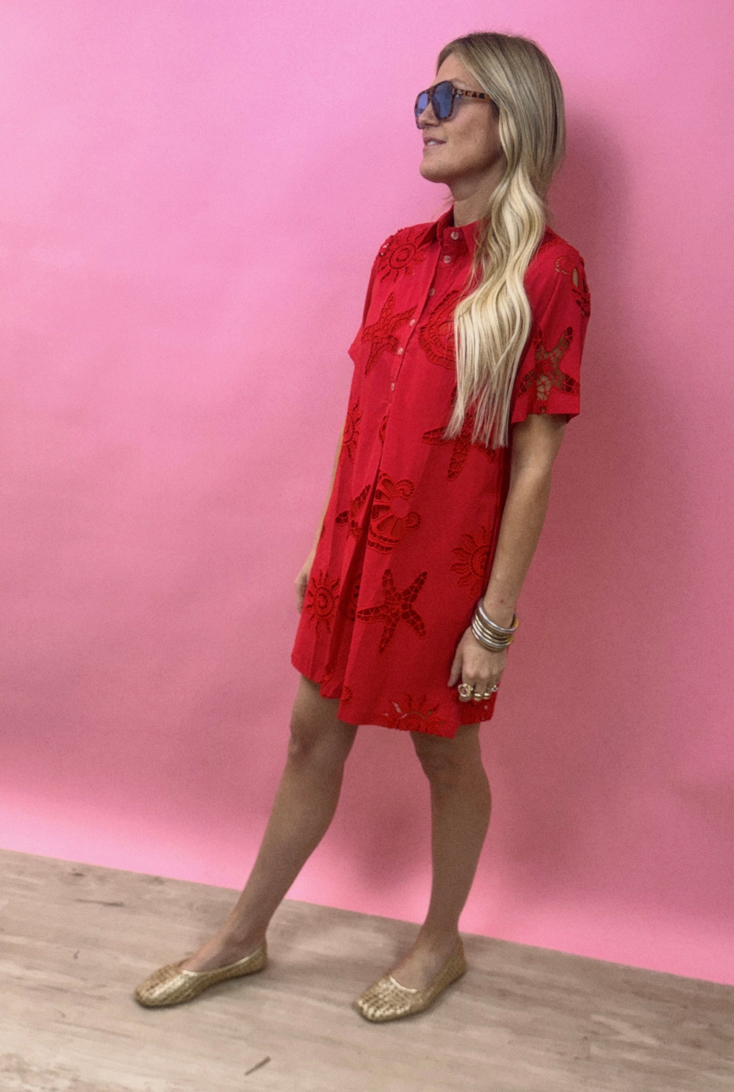 Tomato Red Vacation Dress