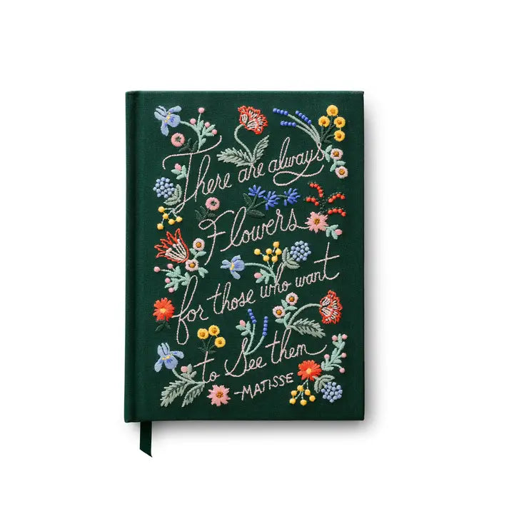 Rifle Paper Co Always Flowers Embordered Journal