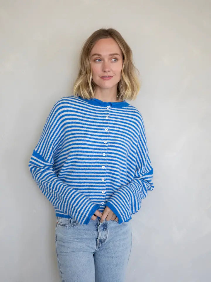 Striped Piper Cardigan
