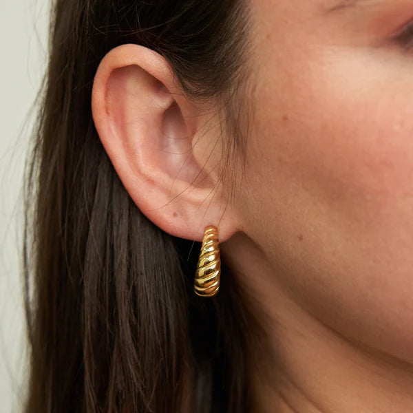 Brenda Grands Braided Hoops