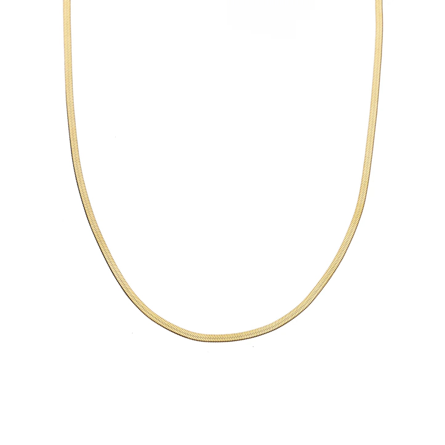 Brenda Grands Dainty Herringbone Necklace