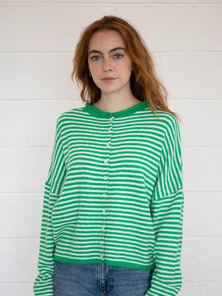 Striped Piper Cardigan