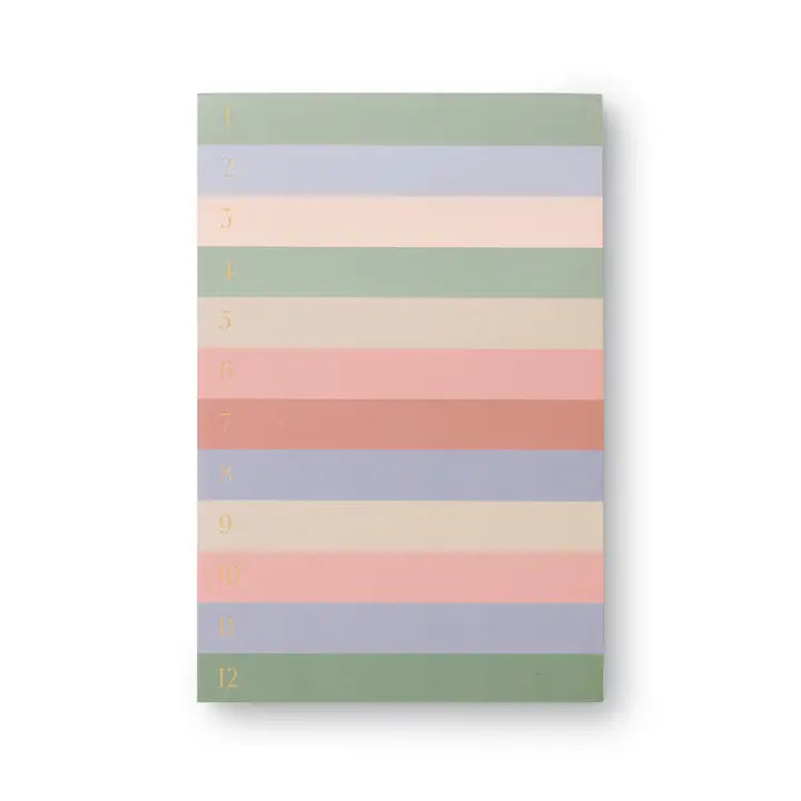 Rifle Paper Co Numbered Color Block Memo Notepad