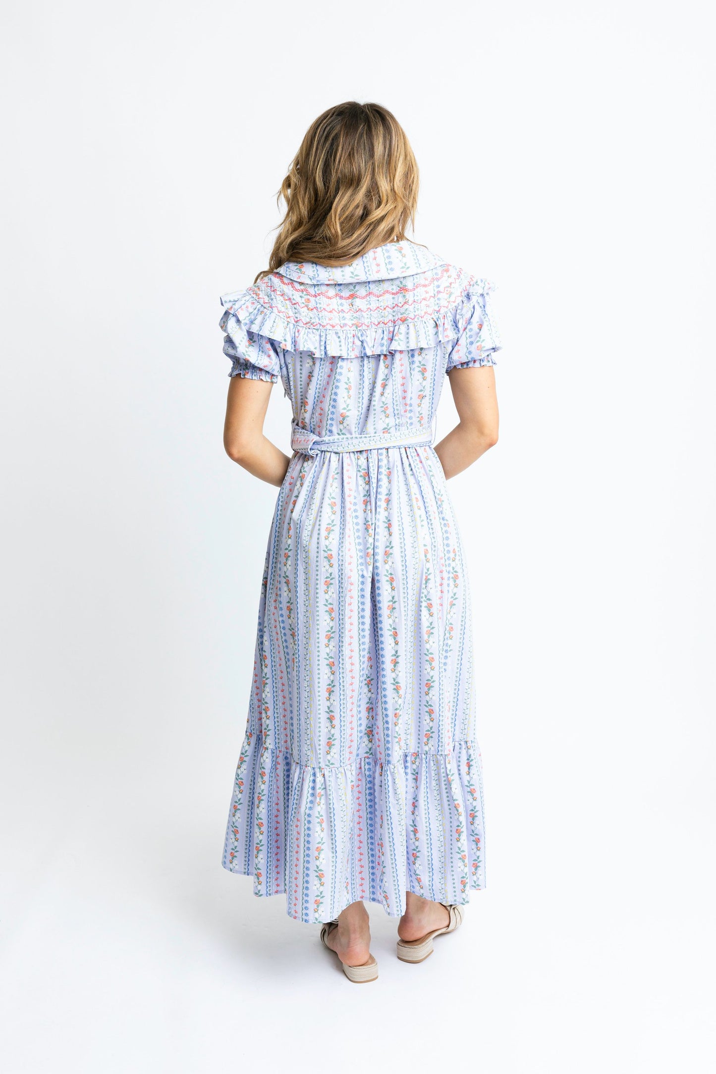 French Floral Maxi Dress