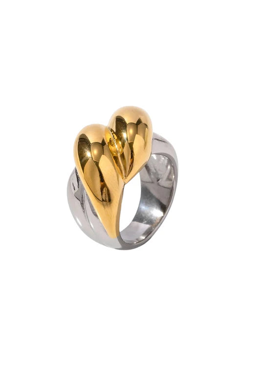 HJane Two Toned Twist Ring