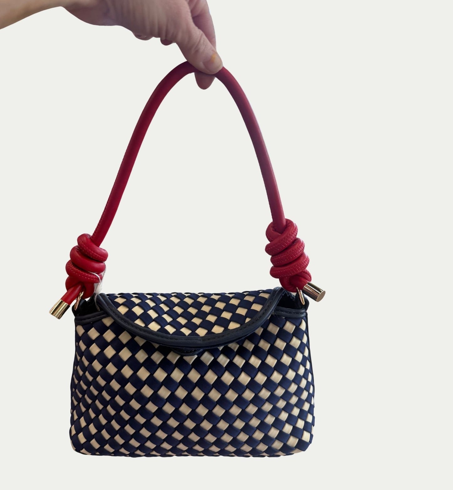 Shiraleah Americana Woven Handle Bag