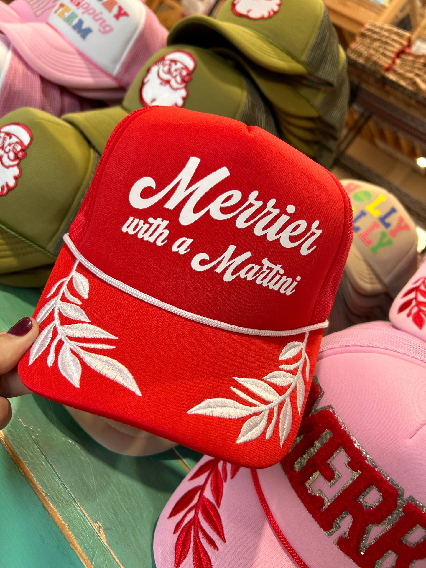 Merrier with a Martini Captains Hat