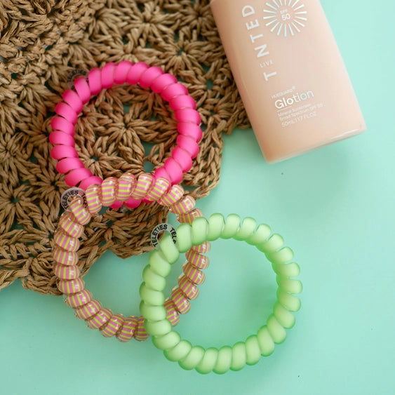 Teleties- Spiral Coil Hair Ties- Large