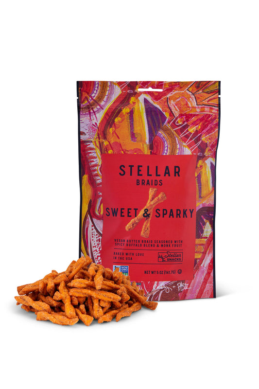 Stellar Pretzel Braids Sweet & Sparky - 5oz