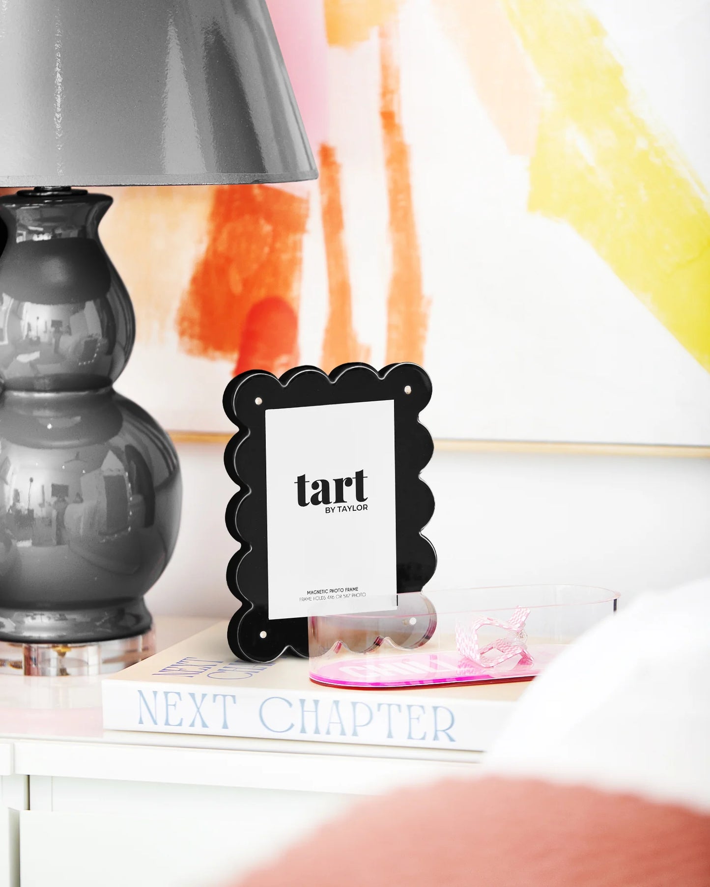 Tart By Taylor Black Acrylic Picture Frame