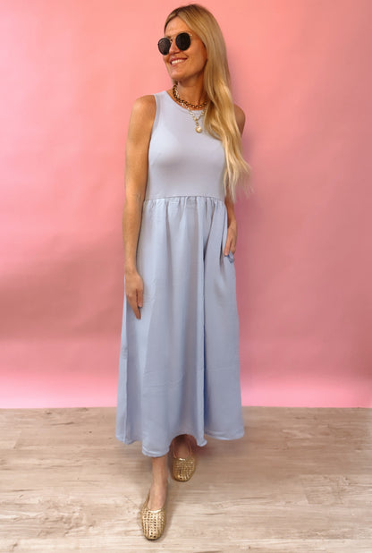 Z Supply Navy Charlotte Midi Dress