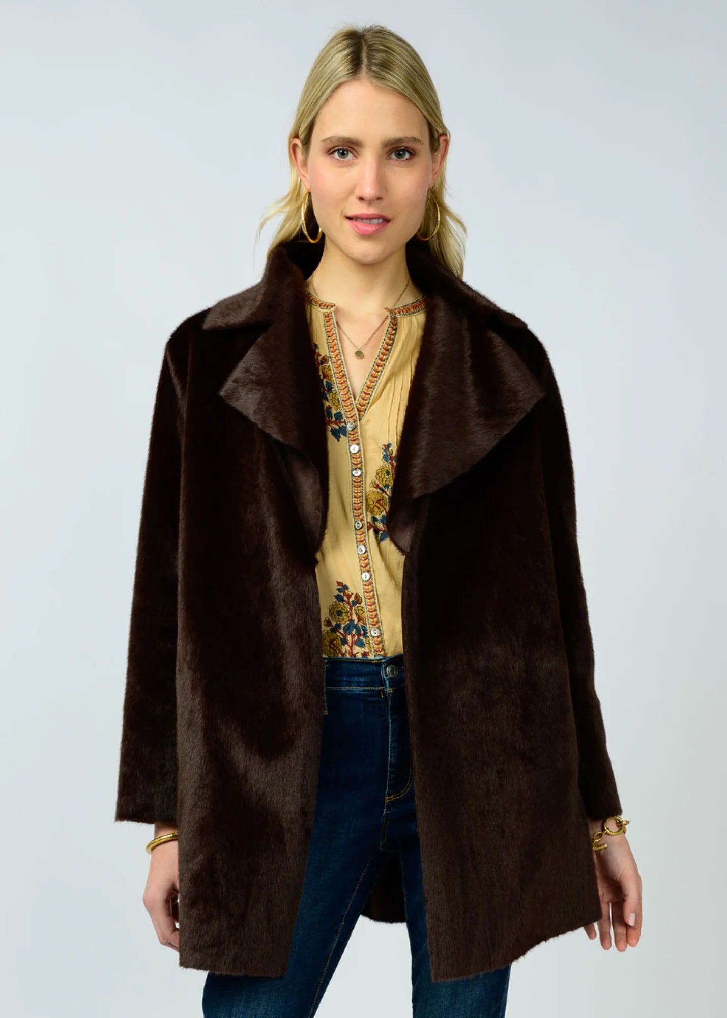 Faux Fur Coat