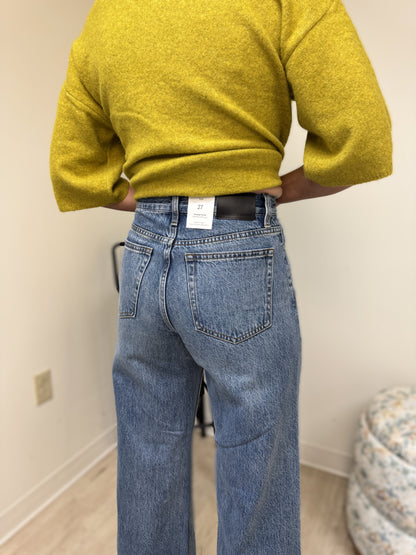 Z Supply The Head Turner High Rise Wide Leg Denim