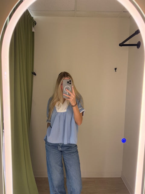 Light Blue Top