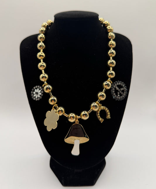 Tova Shroom Charm Necklace