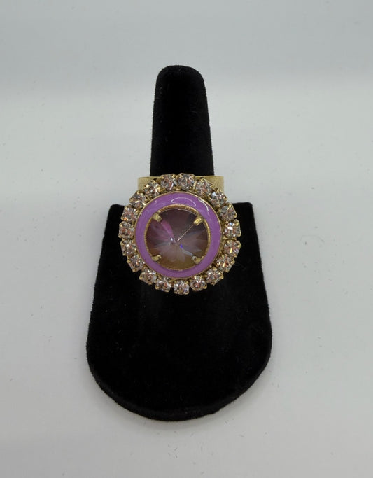 Tova Hershey Ring in Violet Bloom