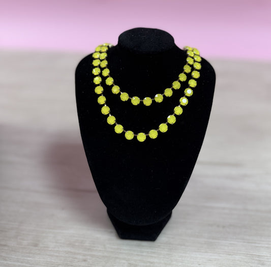 Tova Oakland Single Strand Yellow Necklace