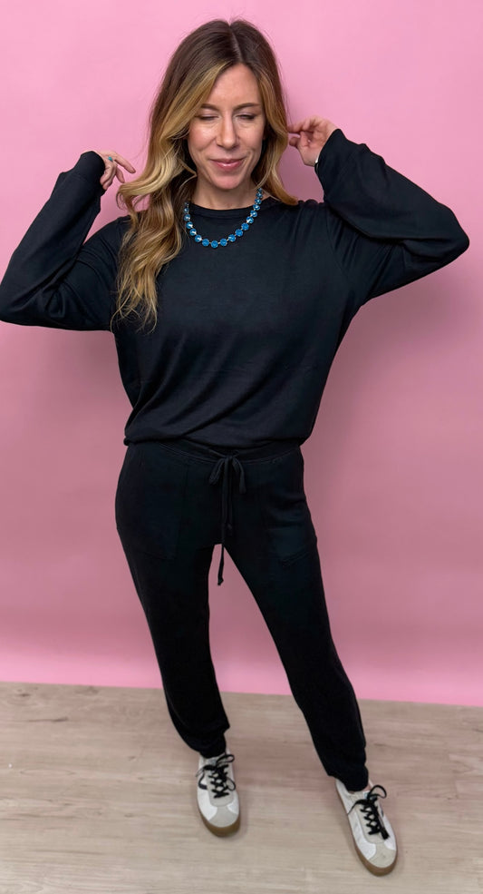 Dream Jersey Crew Neck Lounge Set