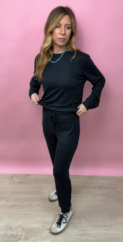 Dream Jersey Crew Neck Lounge Set