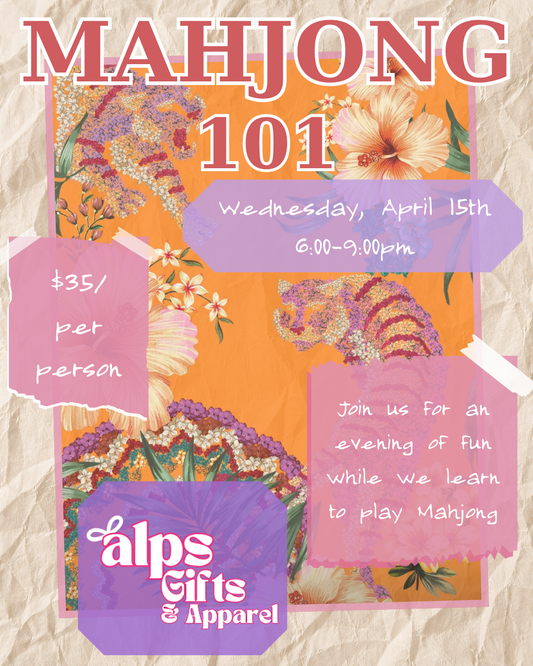 Mahjong Class on April 15!