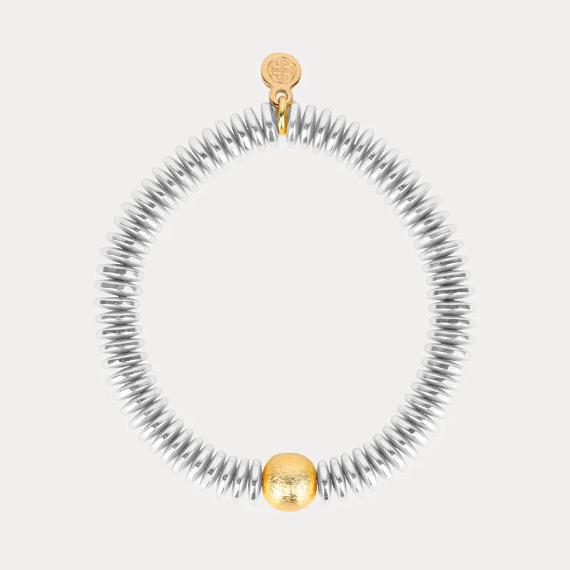 BuDha Girl Maxi Galleon Bracelet in Silver