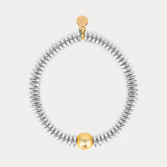 BuDha Girl Maxi Galleon Bracelet in Silver