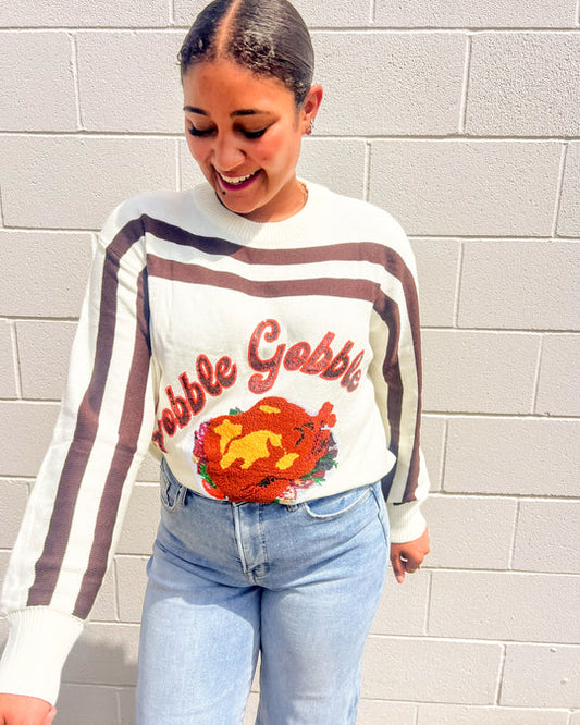 Queen of Sparkles Gobble Sweater