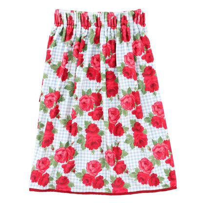 Floral Gingham Spa Wrap