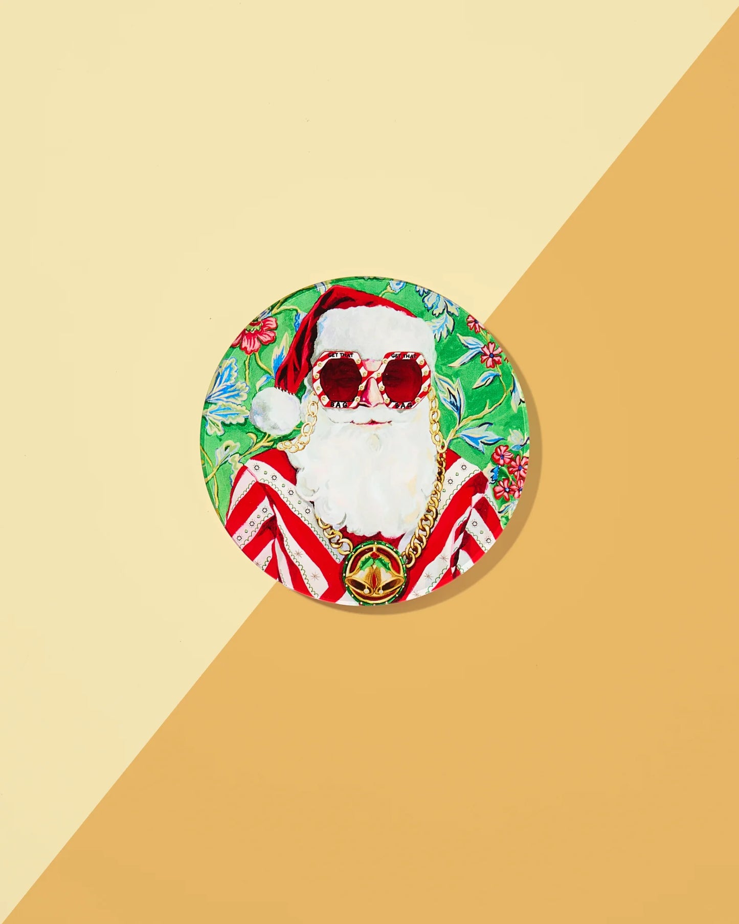 Tart By Taylor Swanky Santa Coaster