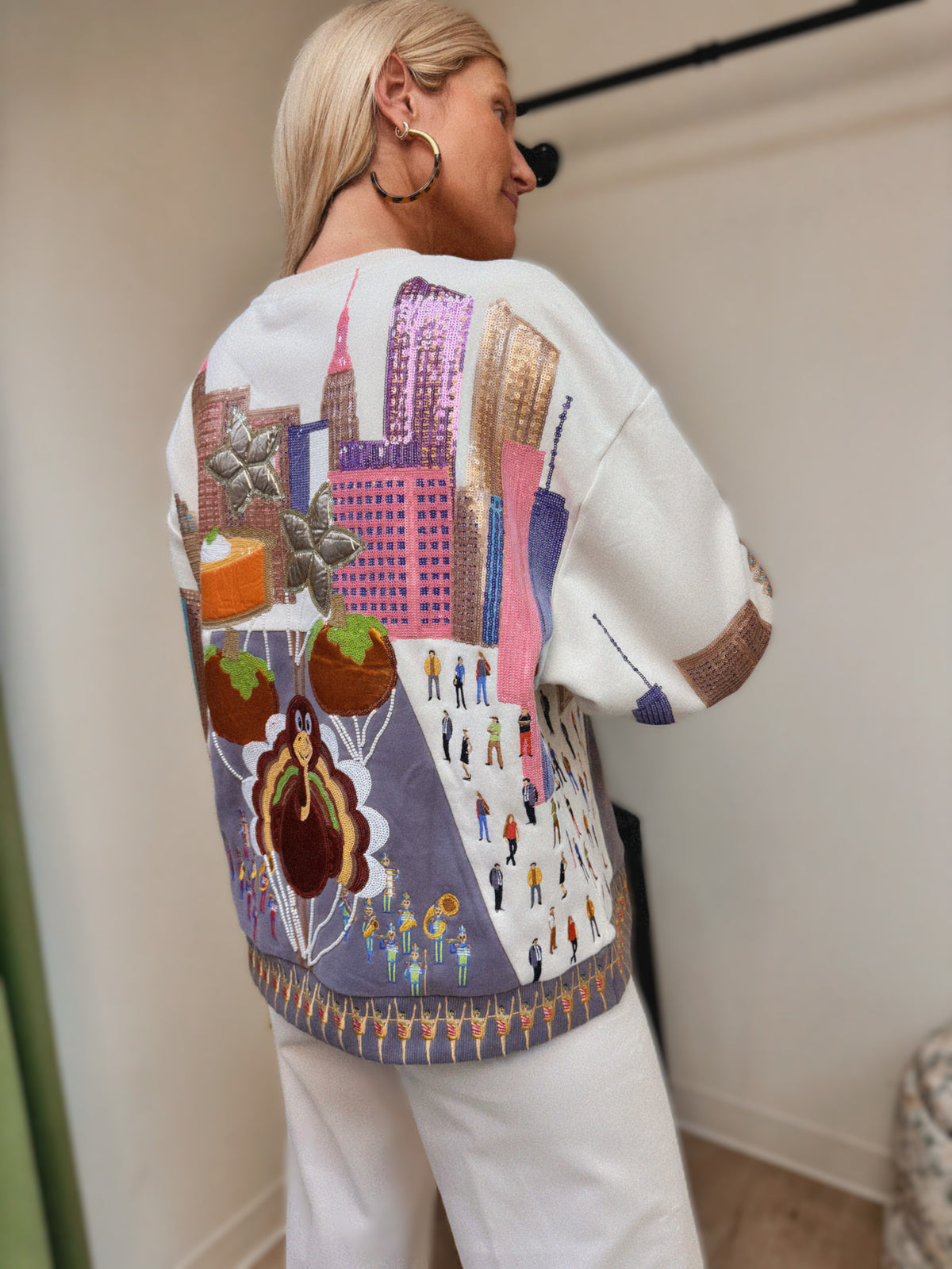 Queen of Sparkles Thanksgiving Day Parade Sweatshirt