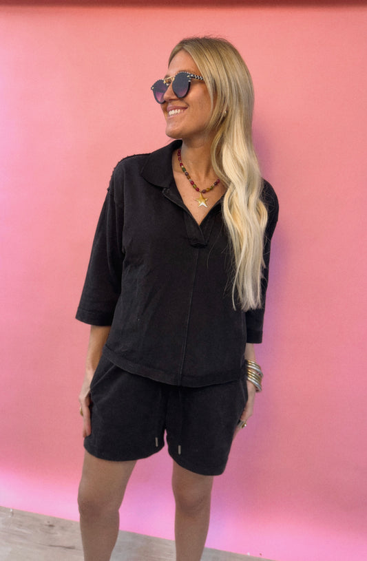 Black Short Set