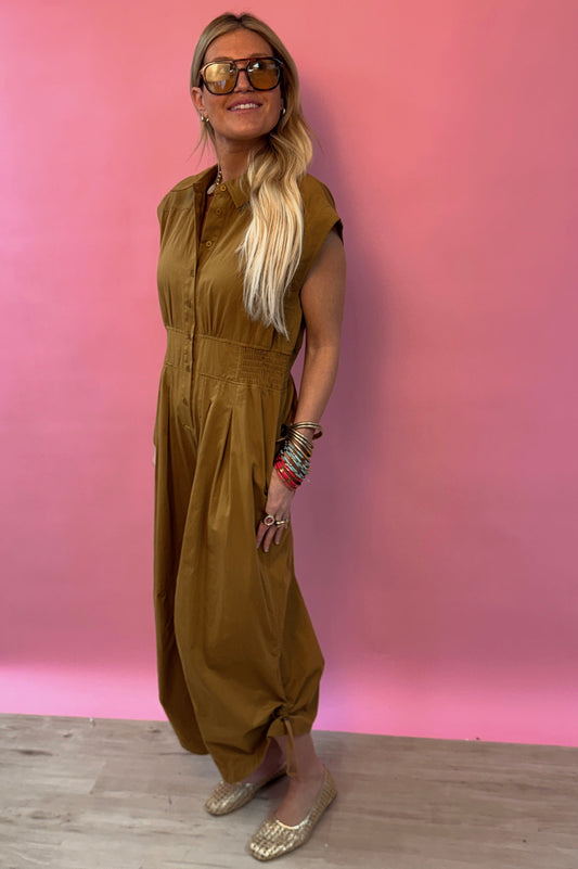 Wide Leg Utility Romper