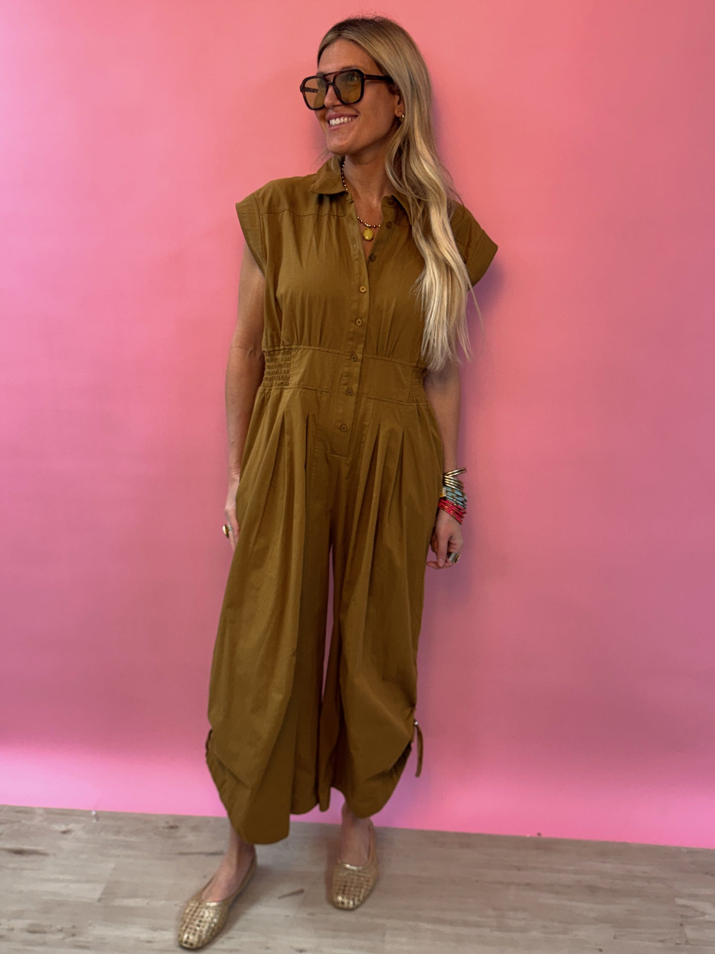 Wide Leg Utility Romper