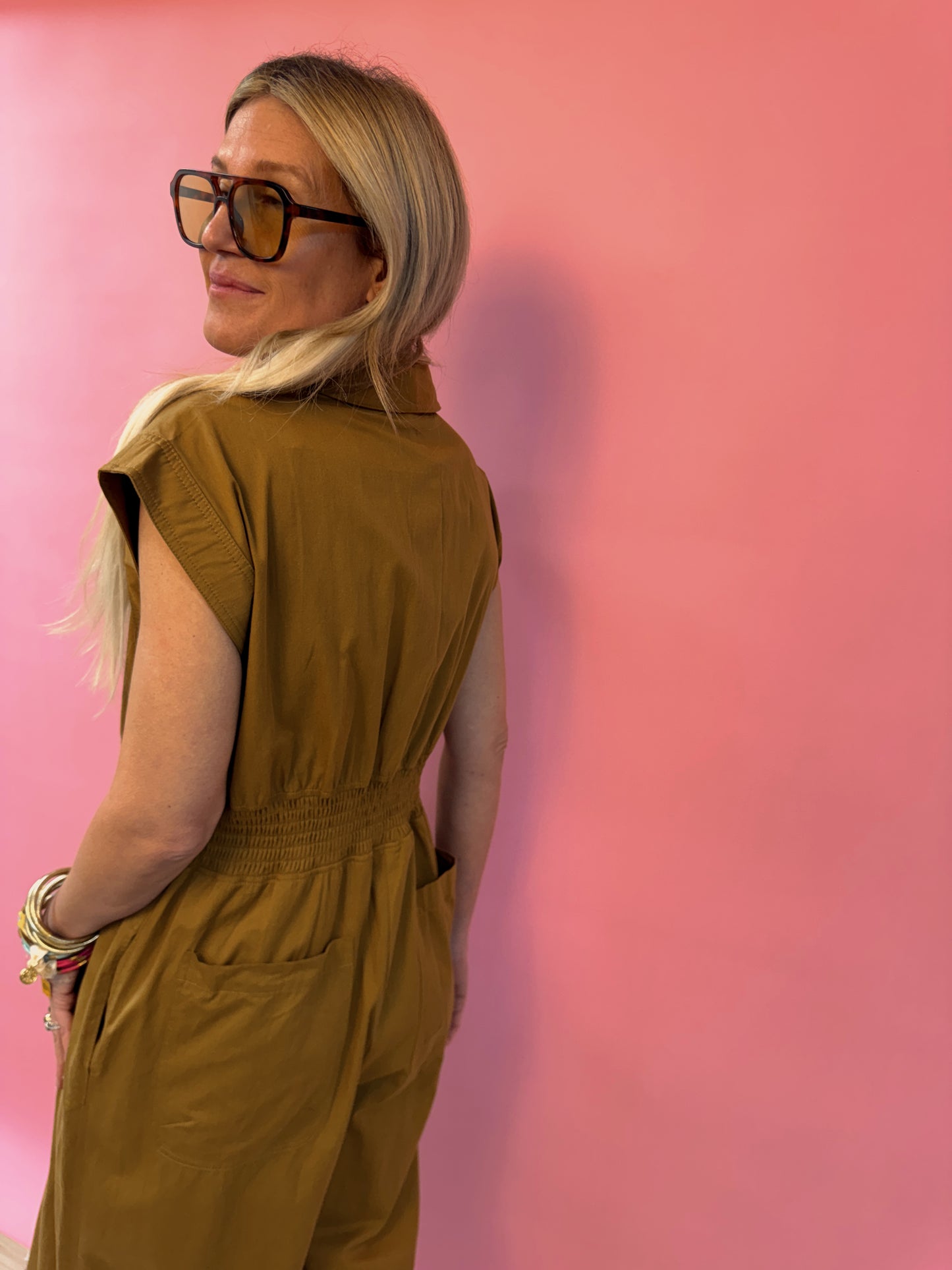 Wide Leg Utility Romper