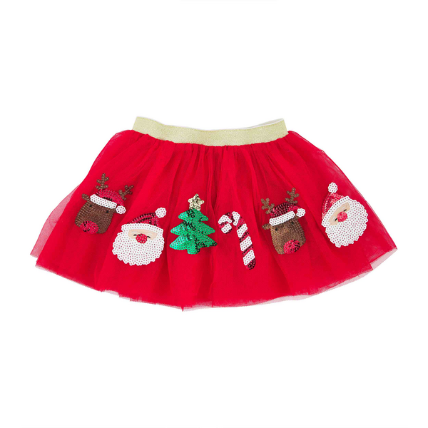 Mudpie Christmas Sequin Tutu