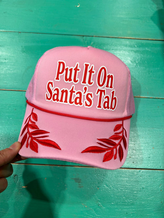 Put It On Santa's Tab Captains Hat