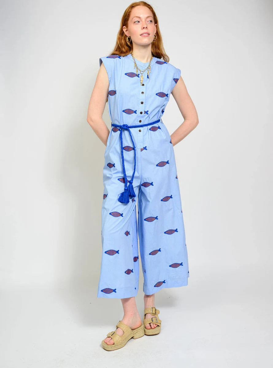 Ivy Jane Fish Out of Water Jumpsuit