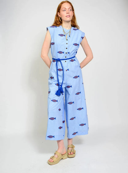 Ivy Jane Fish Out of Water Jumpsuit