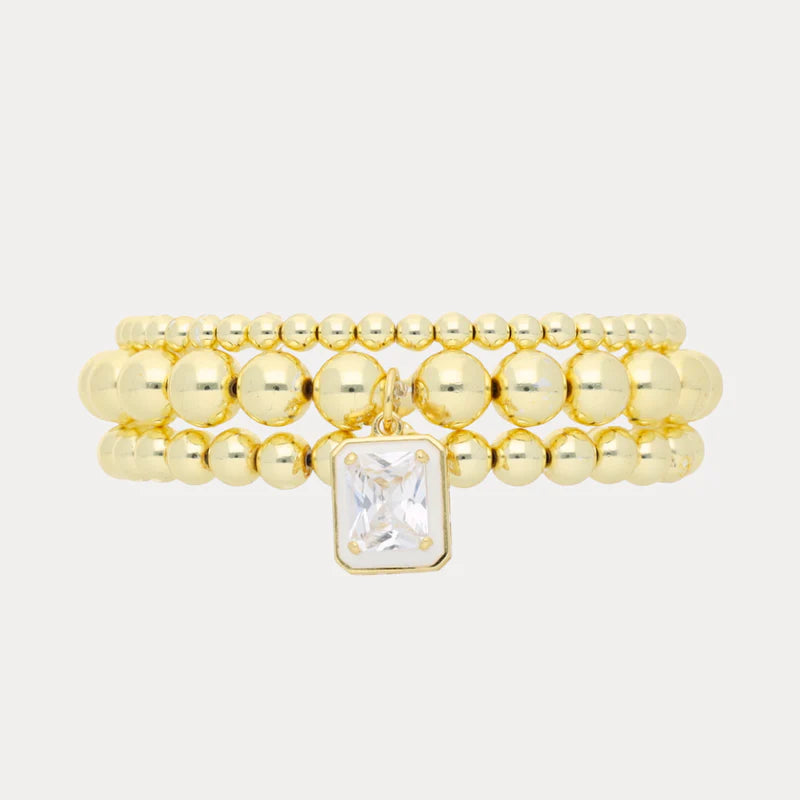 BuDha Girl Gold Melinda Bracelet set of 3