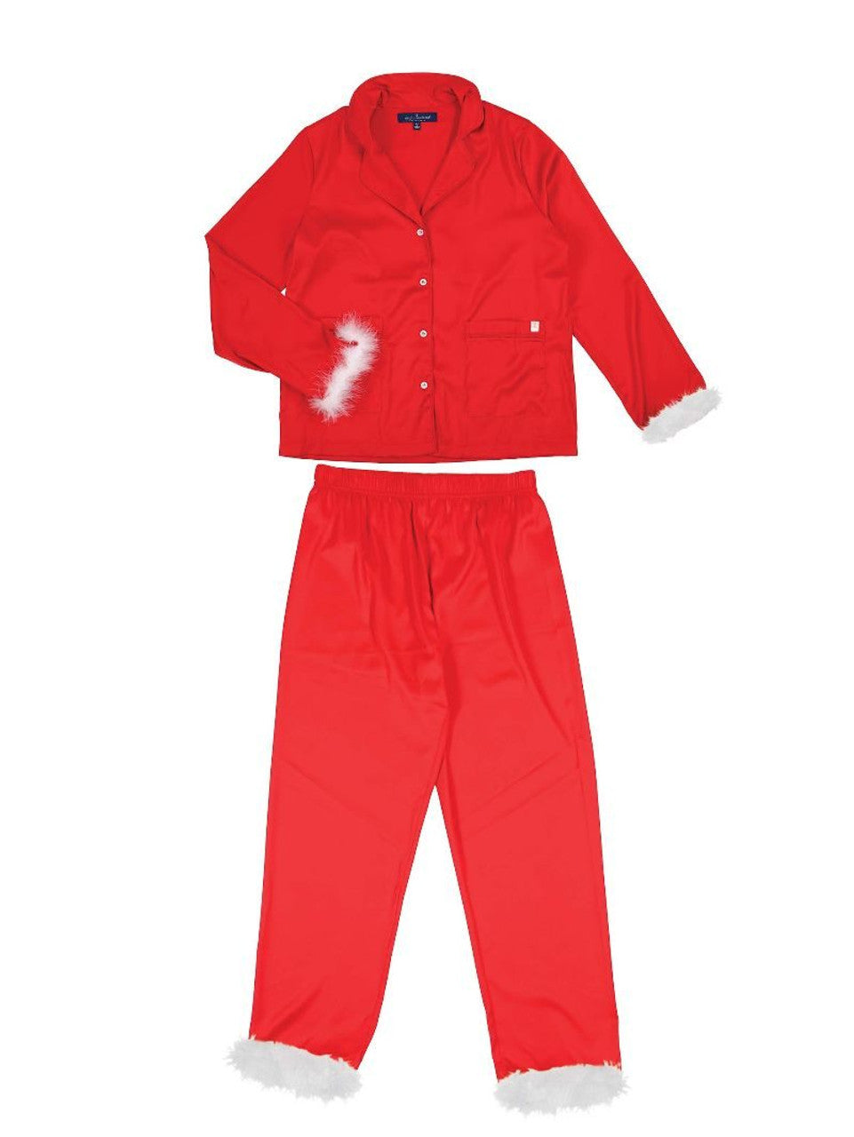 Simply Southern Red Feathered Pj Set