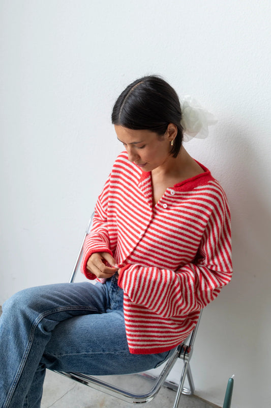 Striped Piper Cardigan